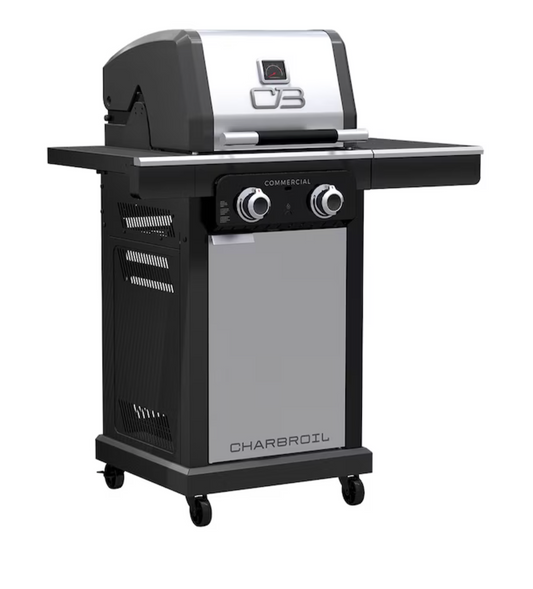 Char-Broil Commercial Series Grill and Griddle Combo Stainless Steel