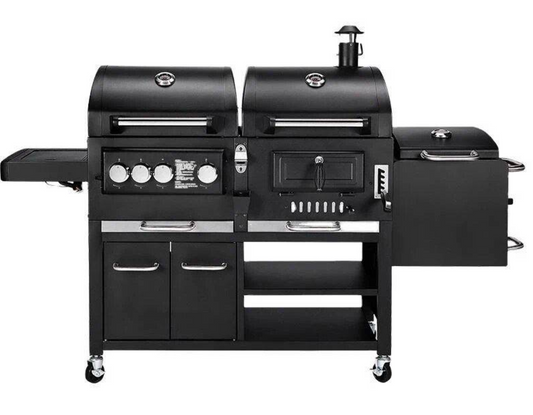 Outdoor Large Gas and Charcoal Grill